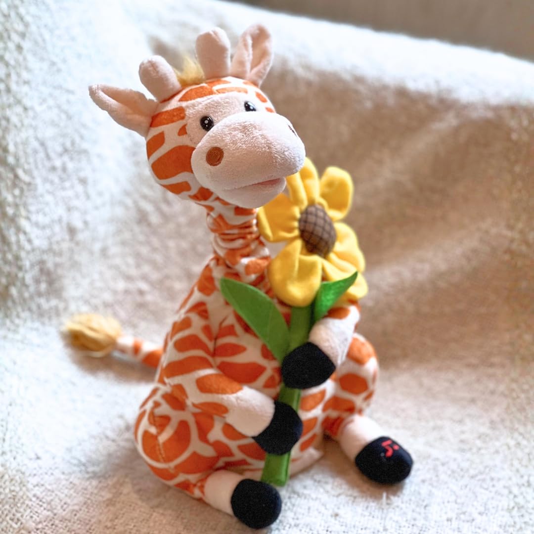 Gerry stands 12 inches tall for a compact display with playful charm