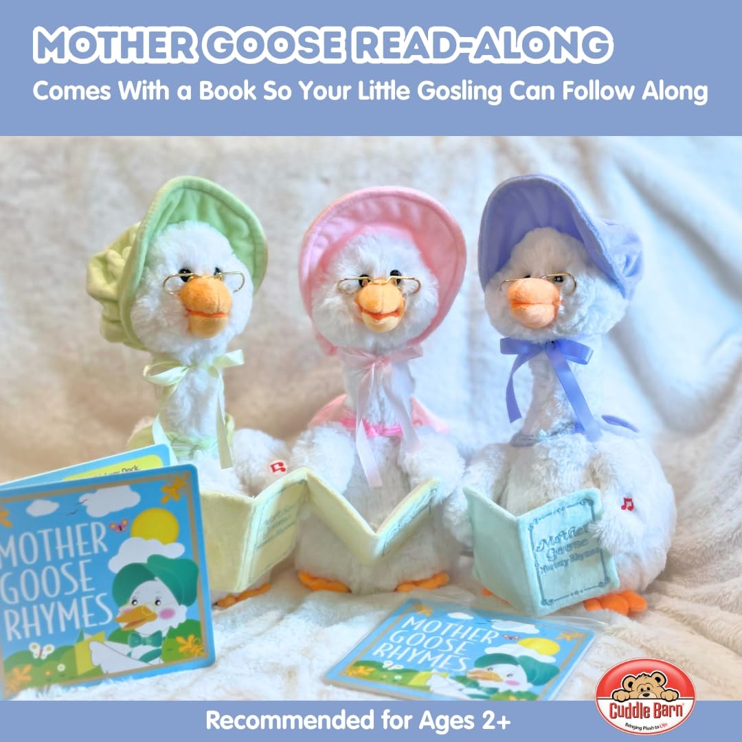 Board book included to guide reading with the plush.