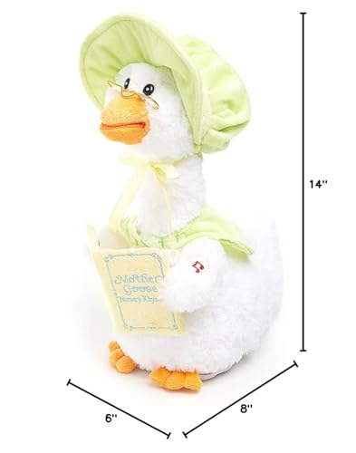 Cuddle Barn Mother Goose Read-Along care instructions to keep toy pristine