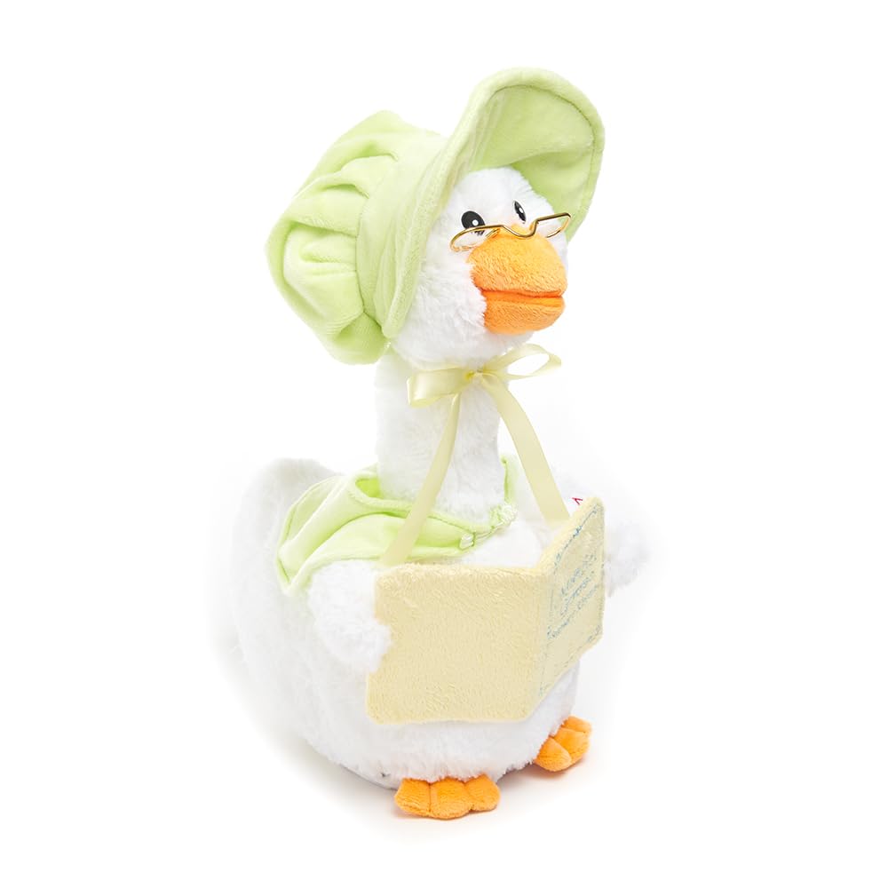 Cuddle Barn Mother Goose Read-Along sage color enhances nursery decor