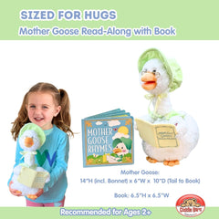 Cuddle Barn Mother Goose Read-Along sage mouth-movement engages children during rhymes