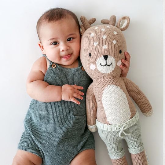 Cuddle + Kind Elliott the Fawn doll, handcrafted in Peru with fair trade craft.