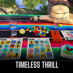 Cuitáxi versatile bingo format fits 20-player groups in any space.