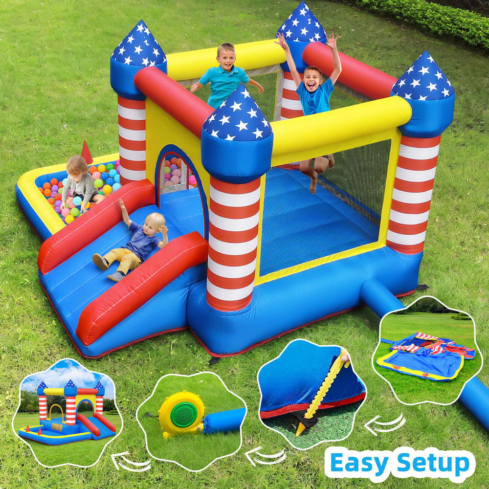 CulaLuva bounce house floating balls add sensory play