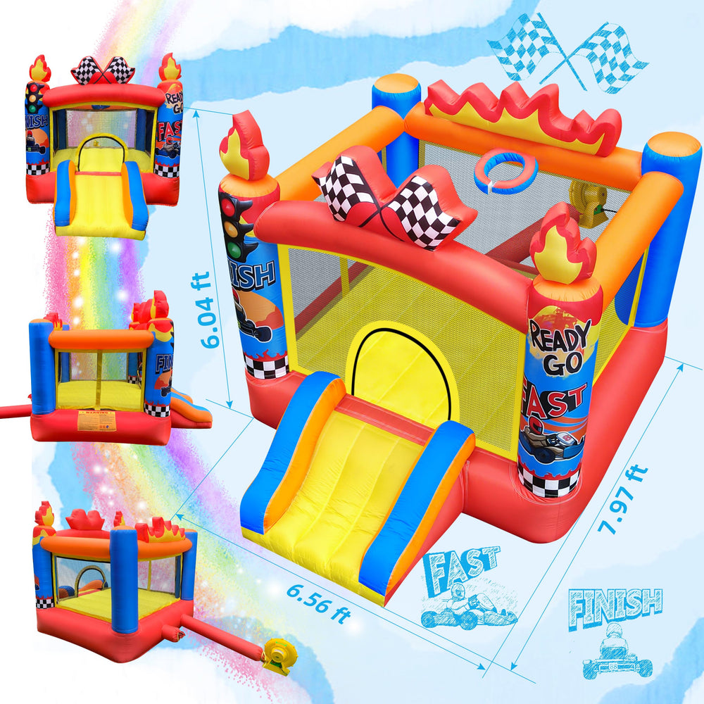 Culaluva bounce house odorless oxford fabric; kid-friendly material