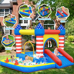 CulaLuva bounce house slide for thrilling, controlled descent