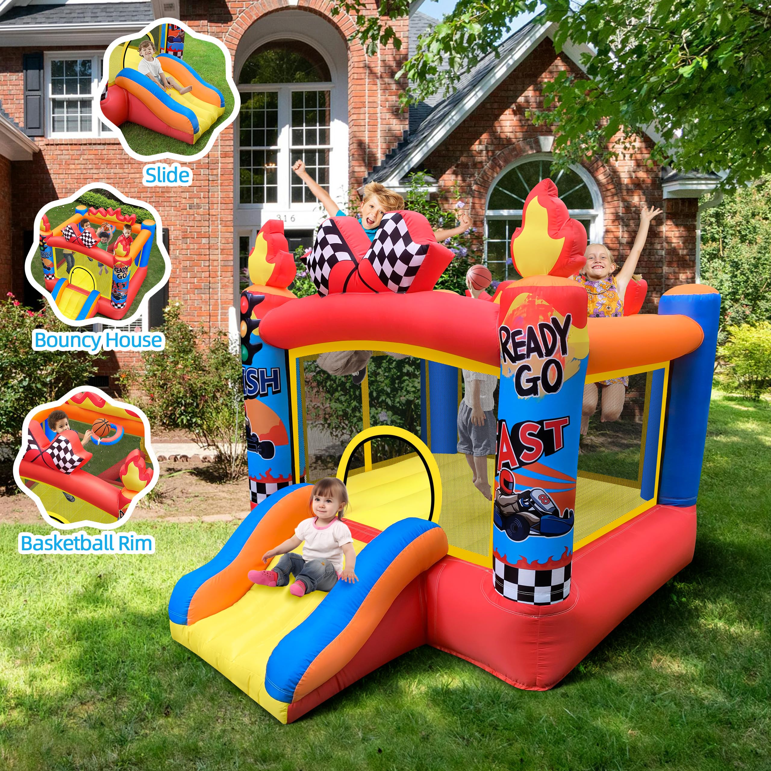 Culaluva bounce house storage bag; tidy transport after play