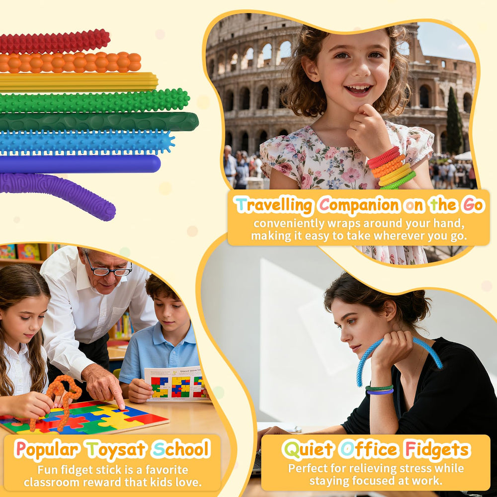 CulivnFud sensory sticks with varied textures invite tactile exploration at home.