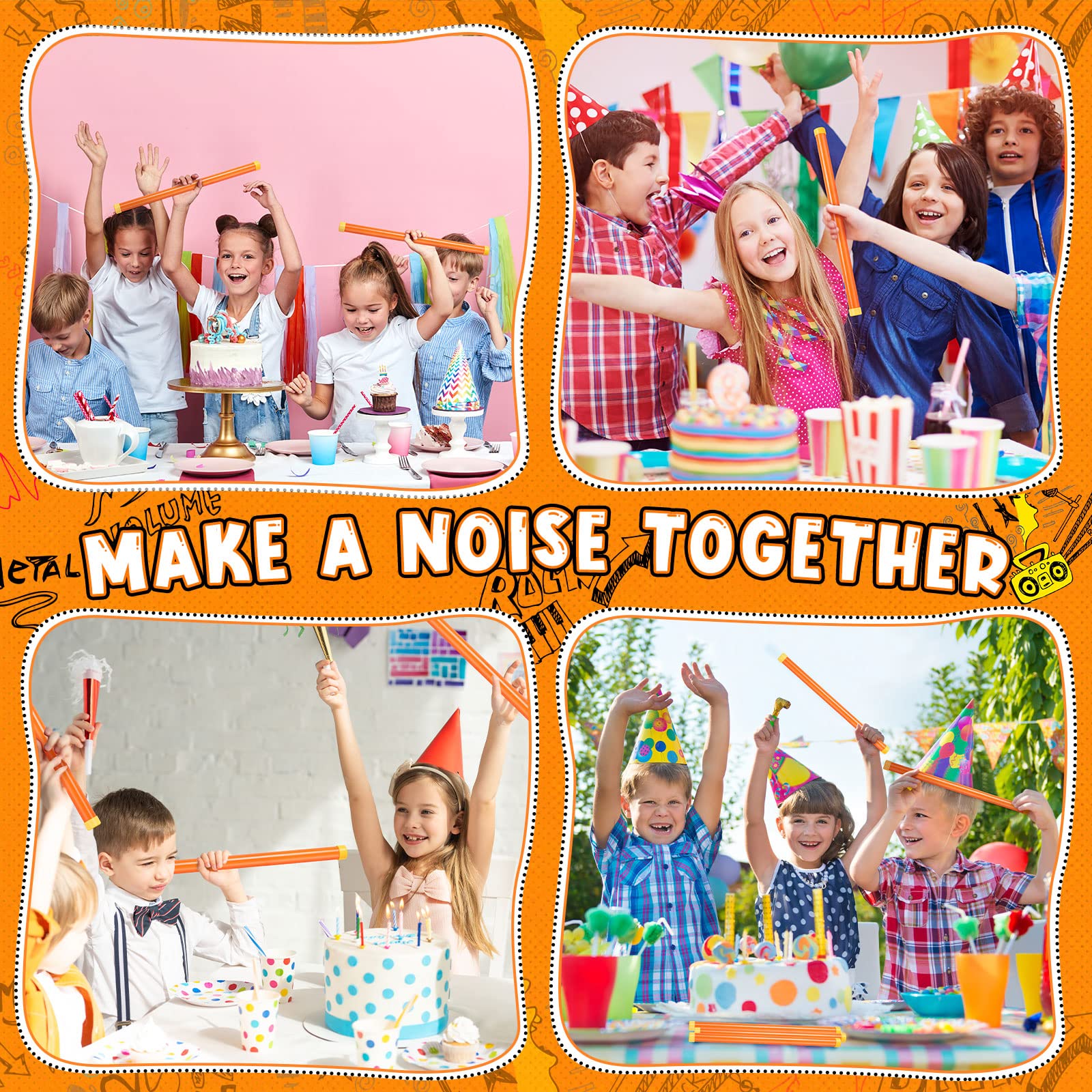 Cunno groan-tube noise maker stick packaging shows compact size for grab-and-go.