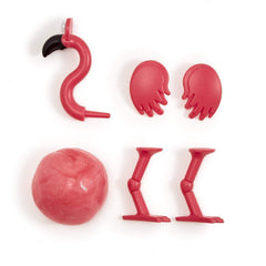 Cupcakes and Cartwheels Miracle Melting Flamingo-4 for reusable, rebuildable play sessions.