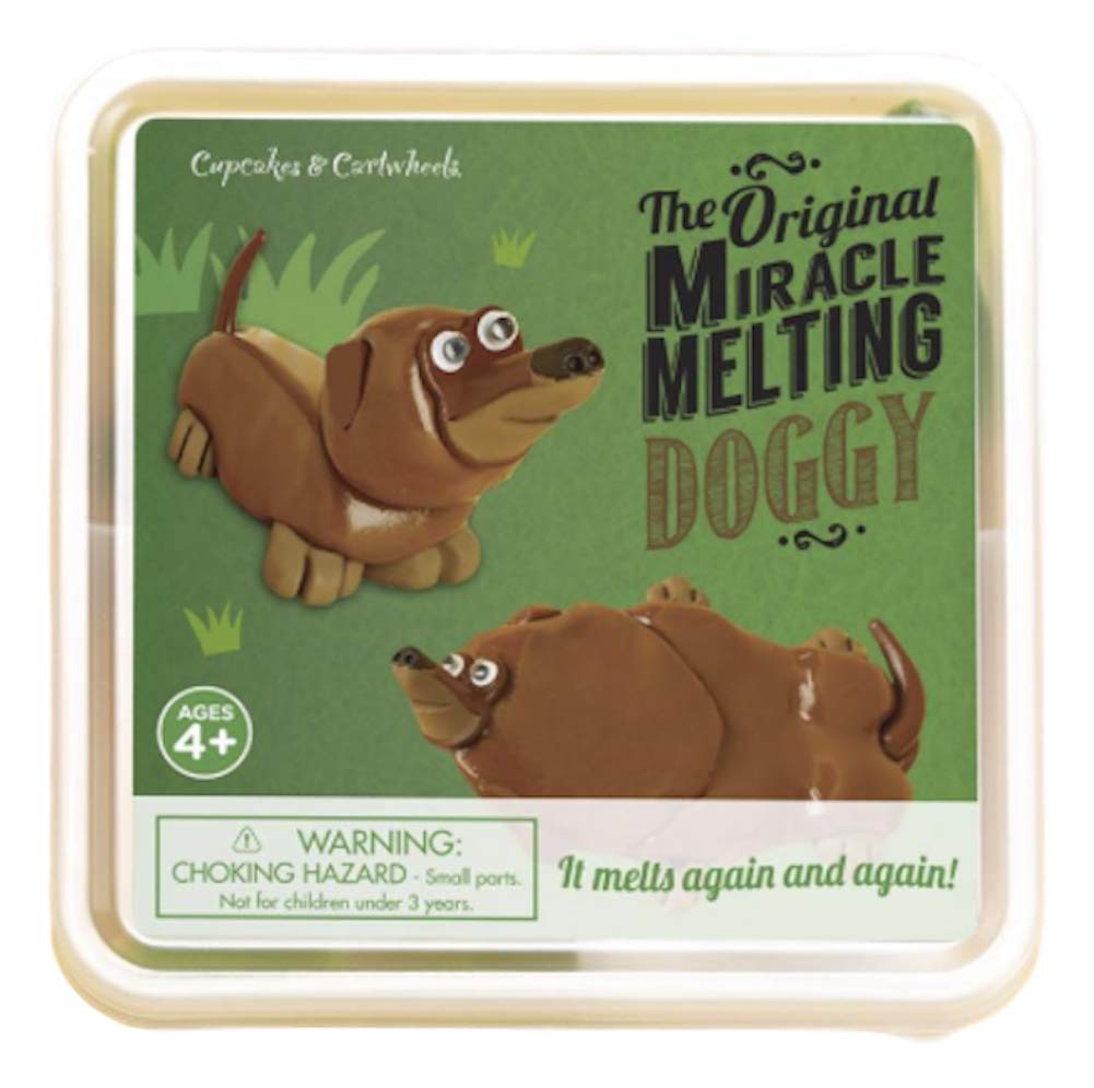 Cupcakes & Cartwheels Two's Company putty box offers reusable melt-and-build play.