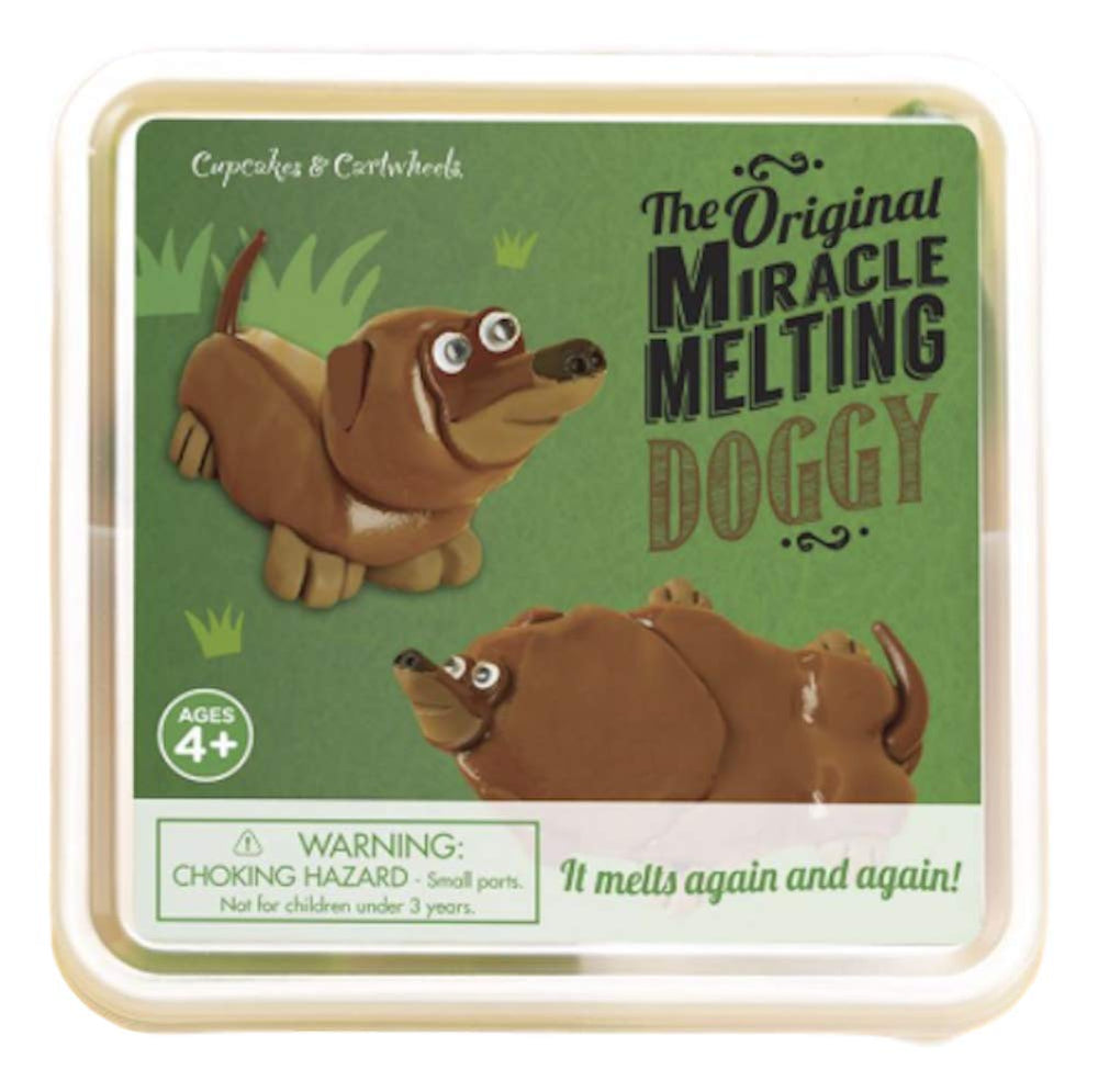 Cupcakes & Cartwheels Two's Company putty box offers reusable melt-and-build play.
