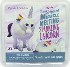 Cupcakes & Cartwheels unicorn melting putty in action for imaginative play