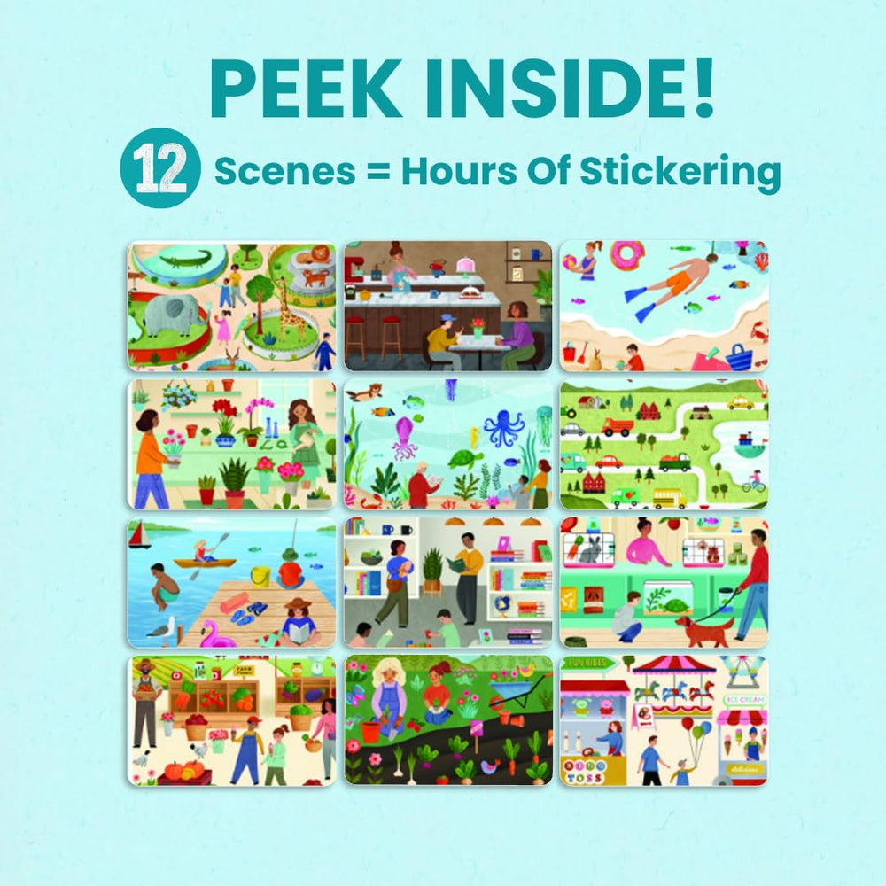 Cupkin All Around Town coloring-page forest invites creative coloring sessions.
