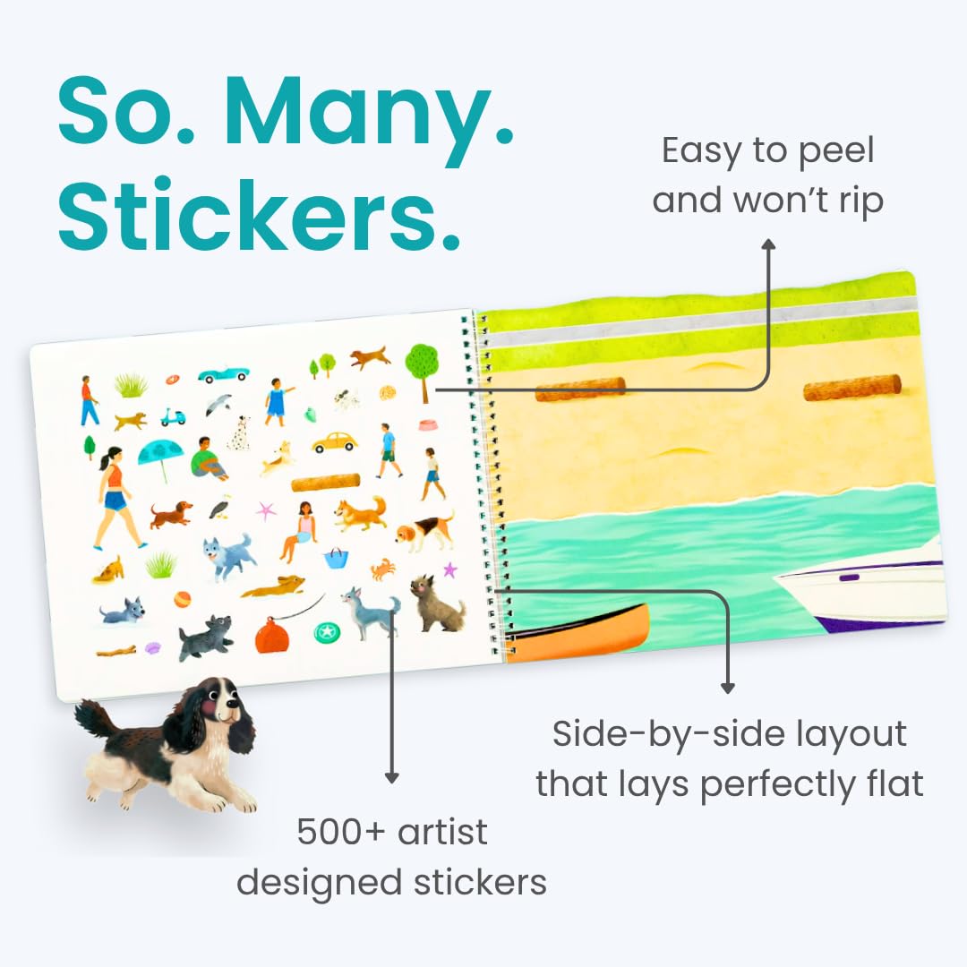 Cupkin Hello Dogs stickers and coloring pages invite hands-on creativity