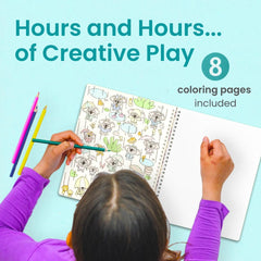 Cupkin Koality Time lay-flat binding highlights easy sticker placement