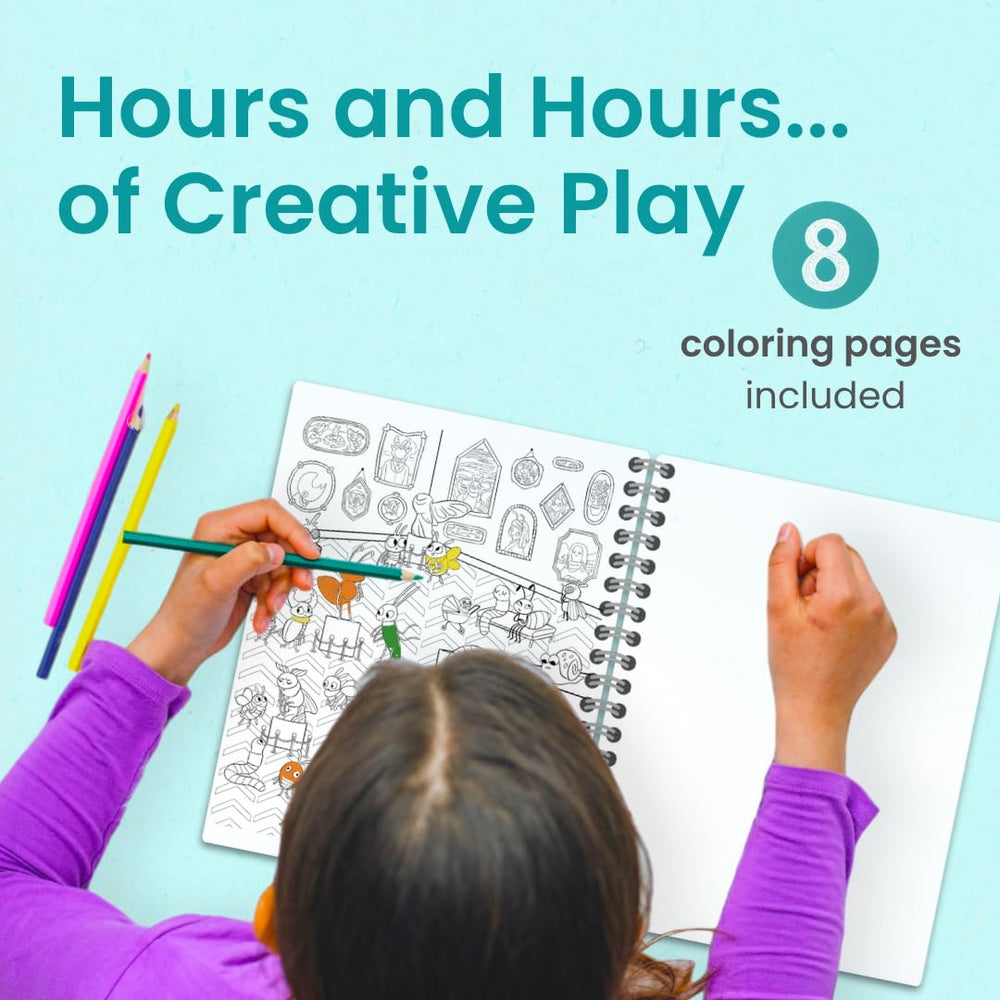 Preview of Busy Bugs coloring pages by Cupkin to spark creativity