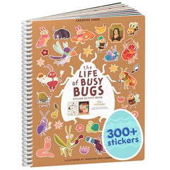 Cupkin Life of Busy Bugs sticker book cover for on-the-go kids' activities