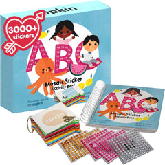 Cupkin Mosaic Sticker Art Kit cover with bold colors to inspire creativity