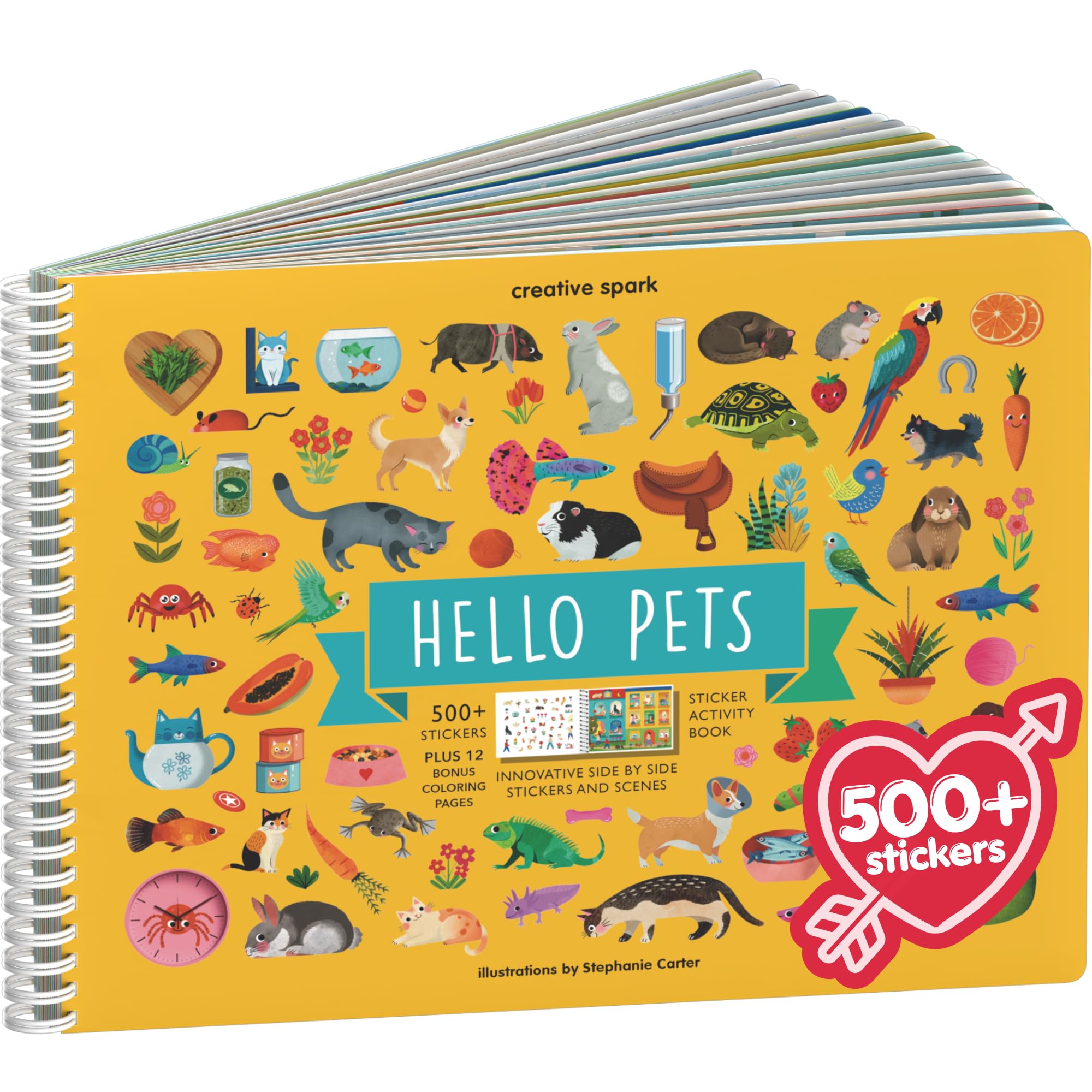 Cupkin Pet Animals sticker book cover showing a colorful, travel-friendly activity for kids
