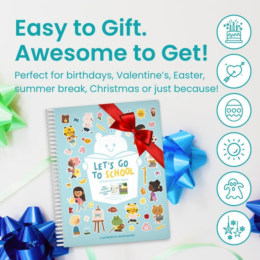 Cupkin valentines gift sticker book offers playful gift option.