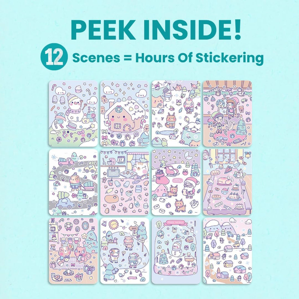 Cupkin Winter Wonderland travel-friendly activity book ideal for trips