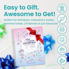 Cupkin Winter Wonderland gift-ready activity book for kids and Valentines