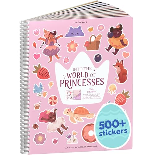 Cupkin World of Princesses scene-1 with colorful stickers for imaginative play.