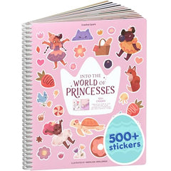 Cupkin World of Princesses scene-1 with colorful stickers for imaginative play.