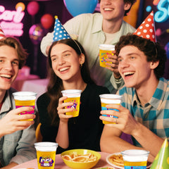 CUPLOOV 90s boombox pattern cups bring nostalgic flair to drinks