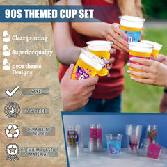 CUPLOOV 90s gaming consoles cups spark retro party moments