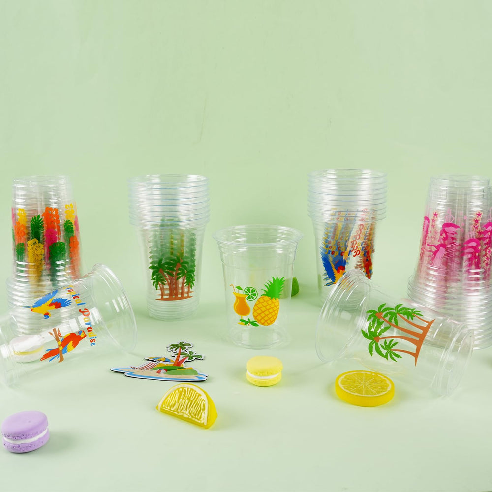 CUPLOOV luau cups create instant party ambiance at gatherings