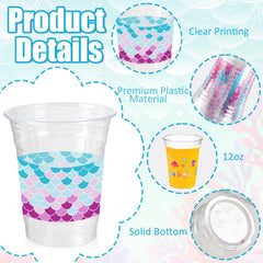 Cuploov mermaid cups design B close-up highlights glossy finish