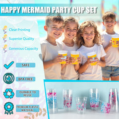 Cuploov mermaid cups design B rim detail ensures comfortable sipping