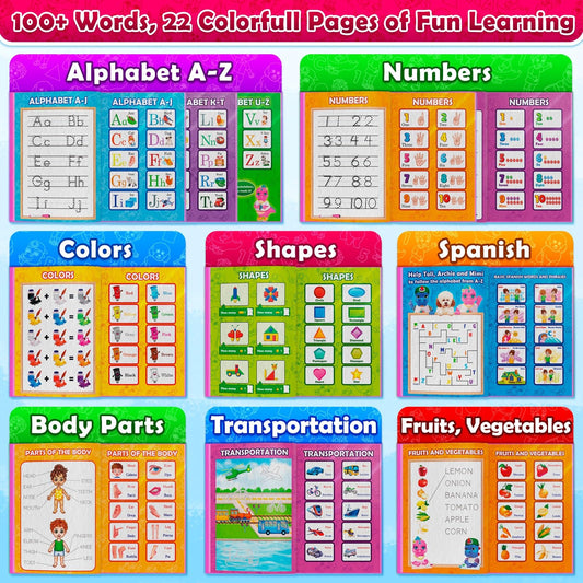 Curious 2 Learn interactive ABC sound buttons teach phonics and letters.