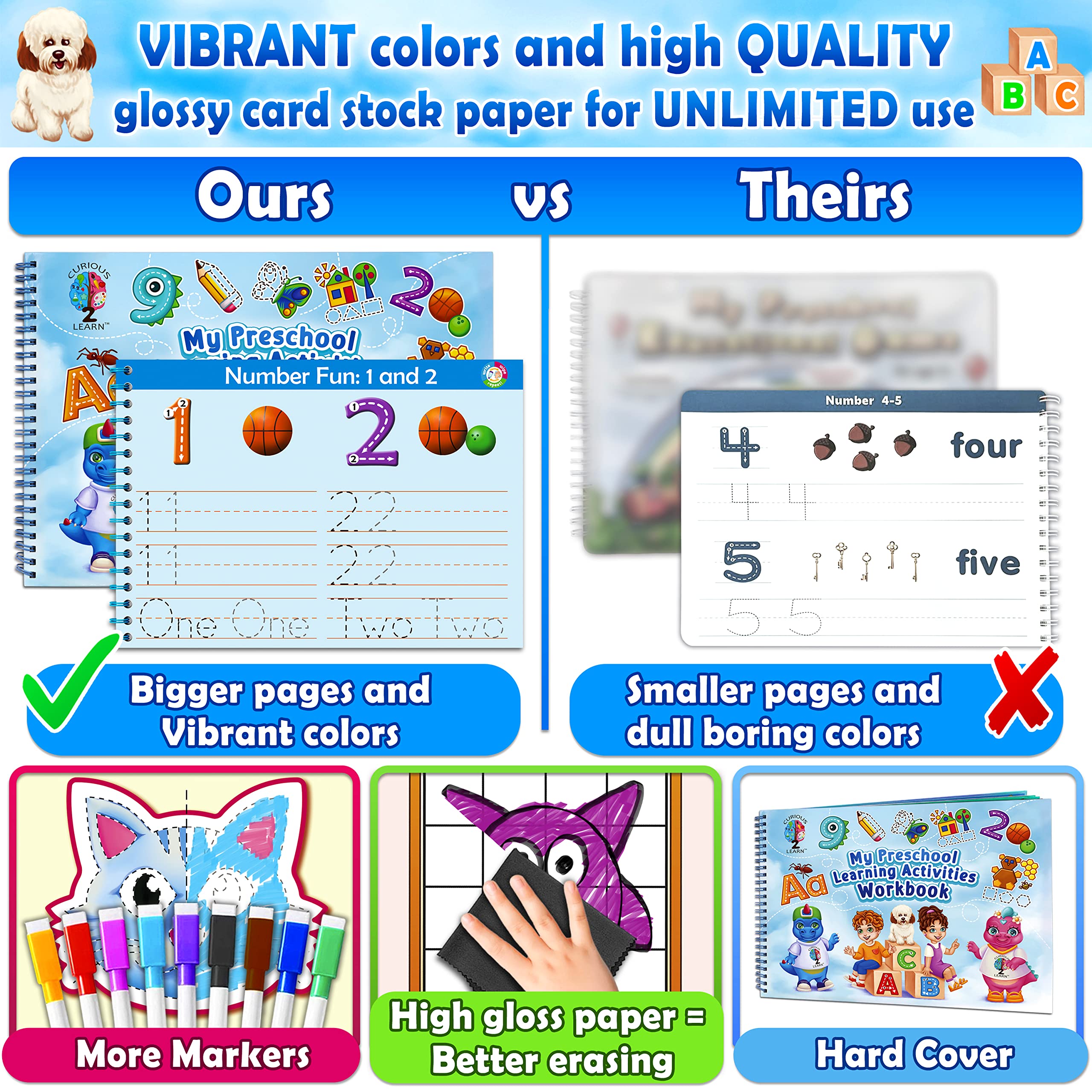 Tracing, drawing, and coloring prompts promote focus and creativity in children.