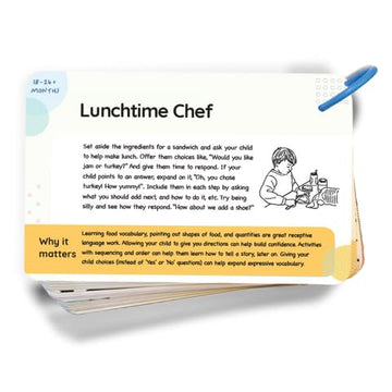 Curious Baby Speech Cards 08 high quality cardstock feels sturdy during handling