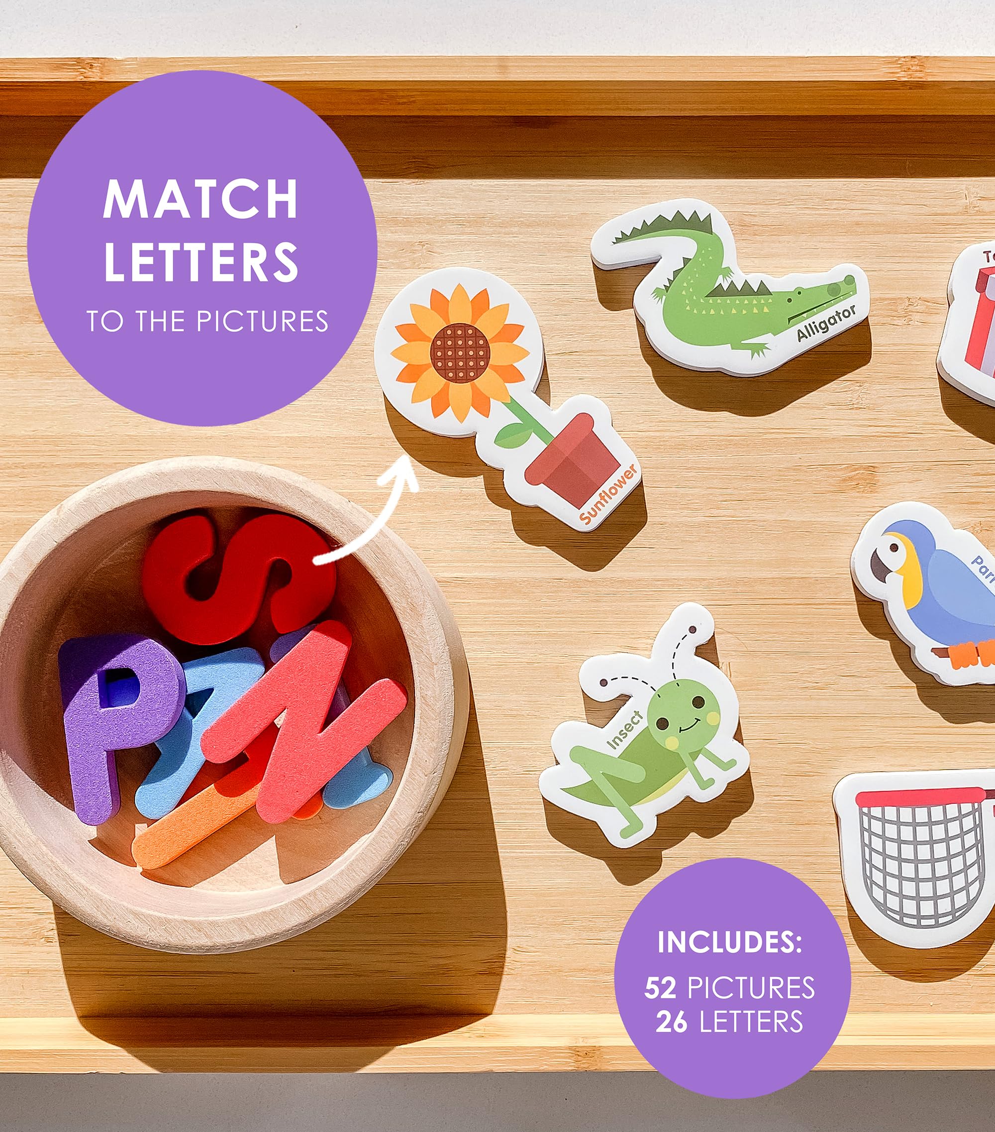 Curious Columbus rubberized-back magnets stay in place during play
