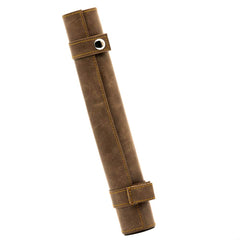 Cusdie brown PU leather texture enhances grip and durability during sessions