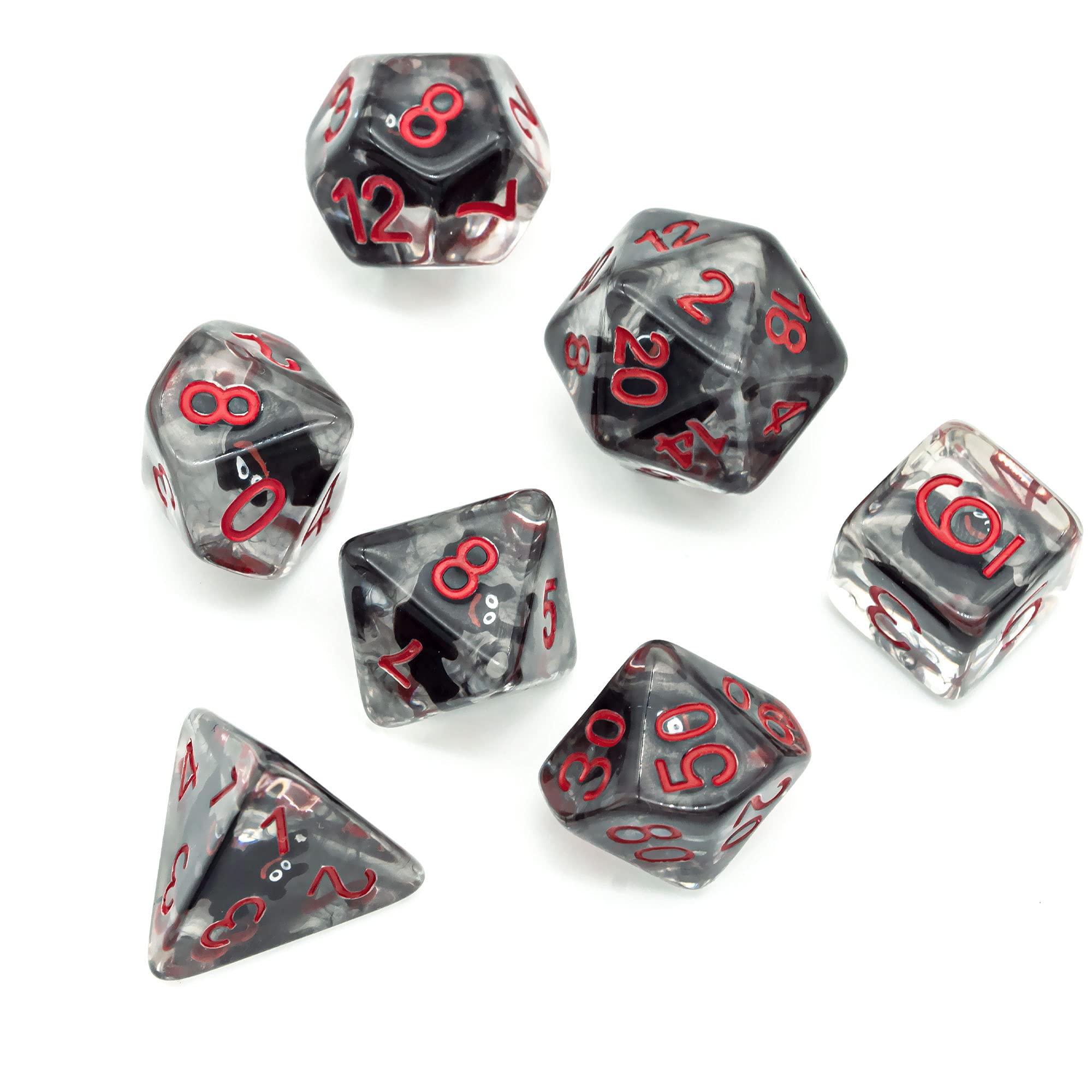 Cusdie dice set packaging shows care and protection
