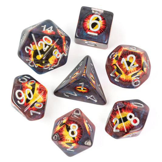 Cusdie eyeball dice close-up with high-contrast numerals for quick reads.