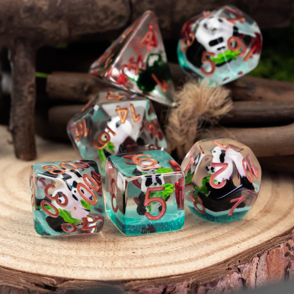 Cusdie handmade resin dice emphasize craftsmanship and durability