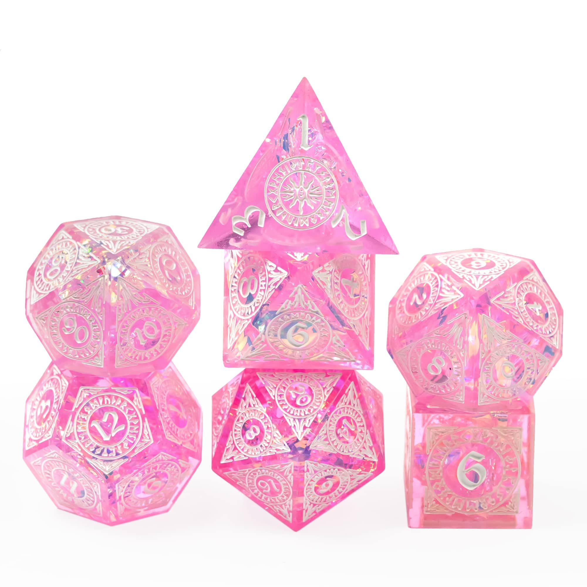 Cusdie dice set for multi-purpose tabletop gaming beyond D&D.