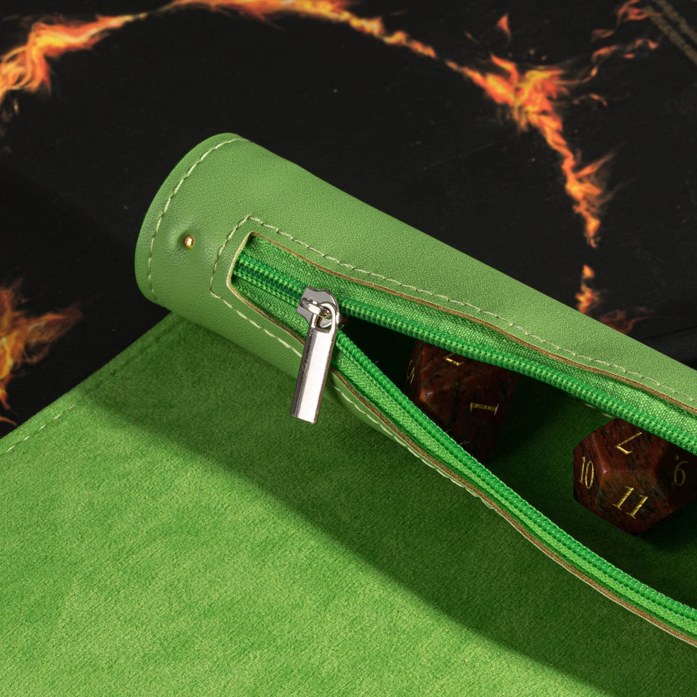Cusdie open dice tray dimensions provide ample space for polyhedral dice.