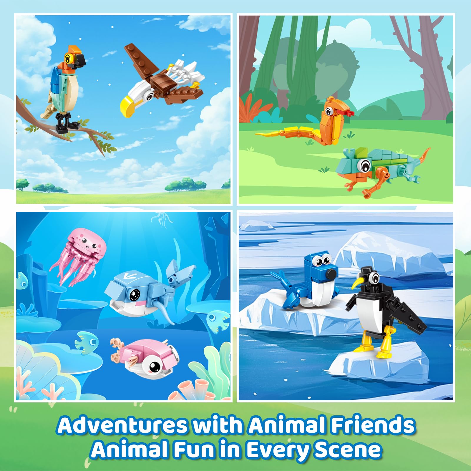 Custoduy hd-printed animal cards with vibrant artwork to spark curiosity.