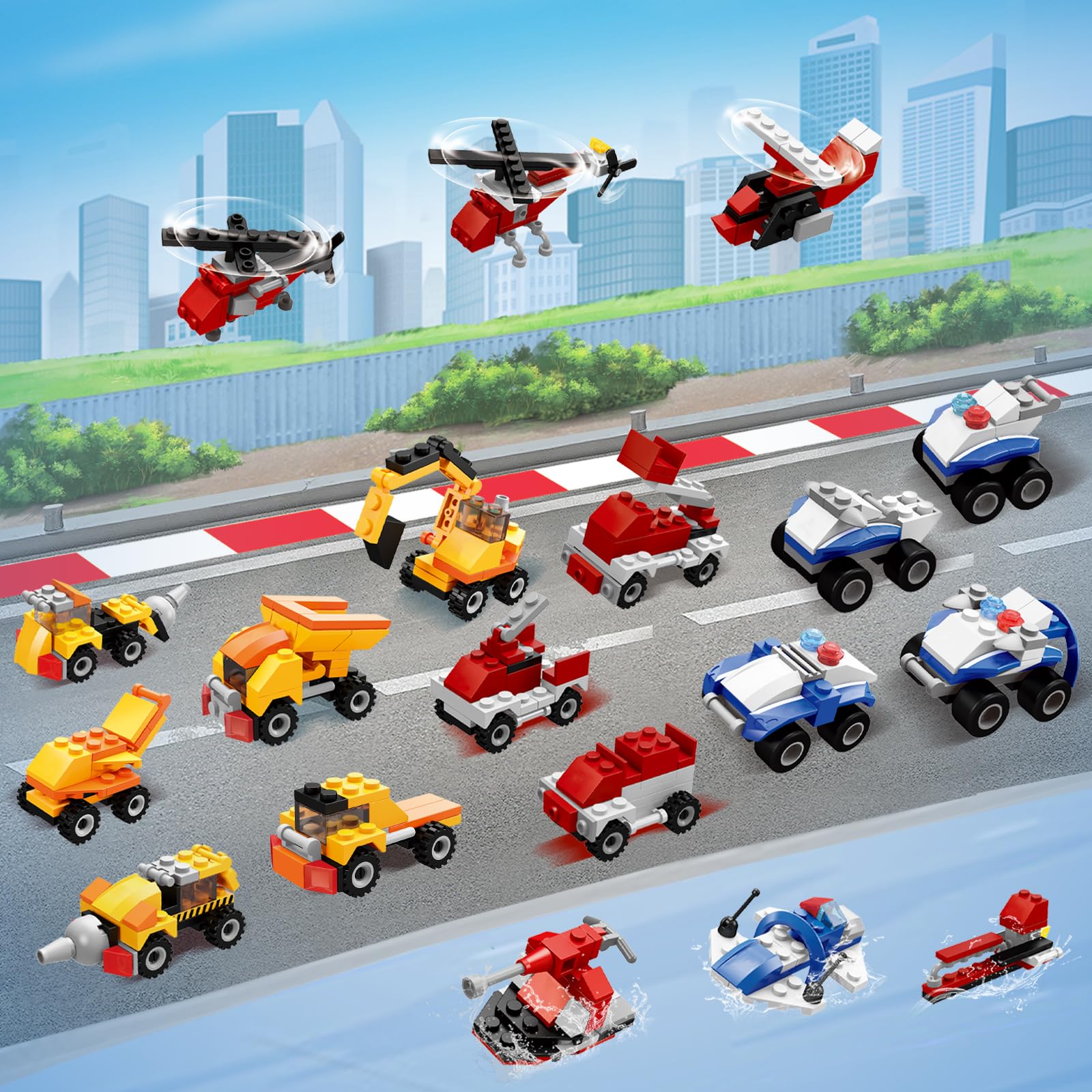 Custoduy building blocks invite creative storytelling and social interaction among kids.