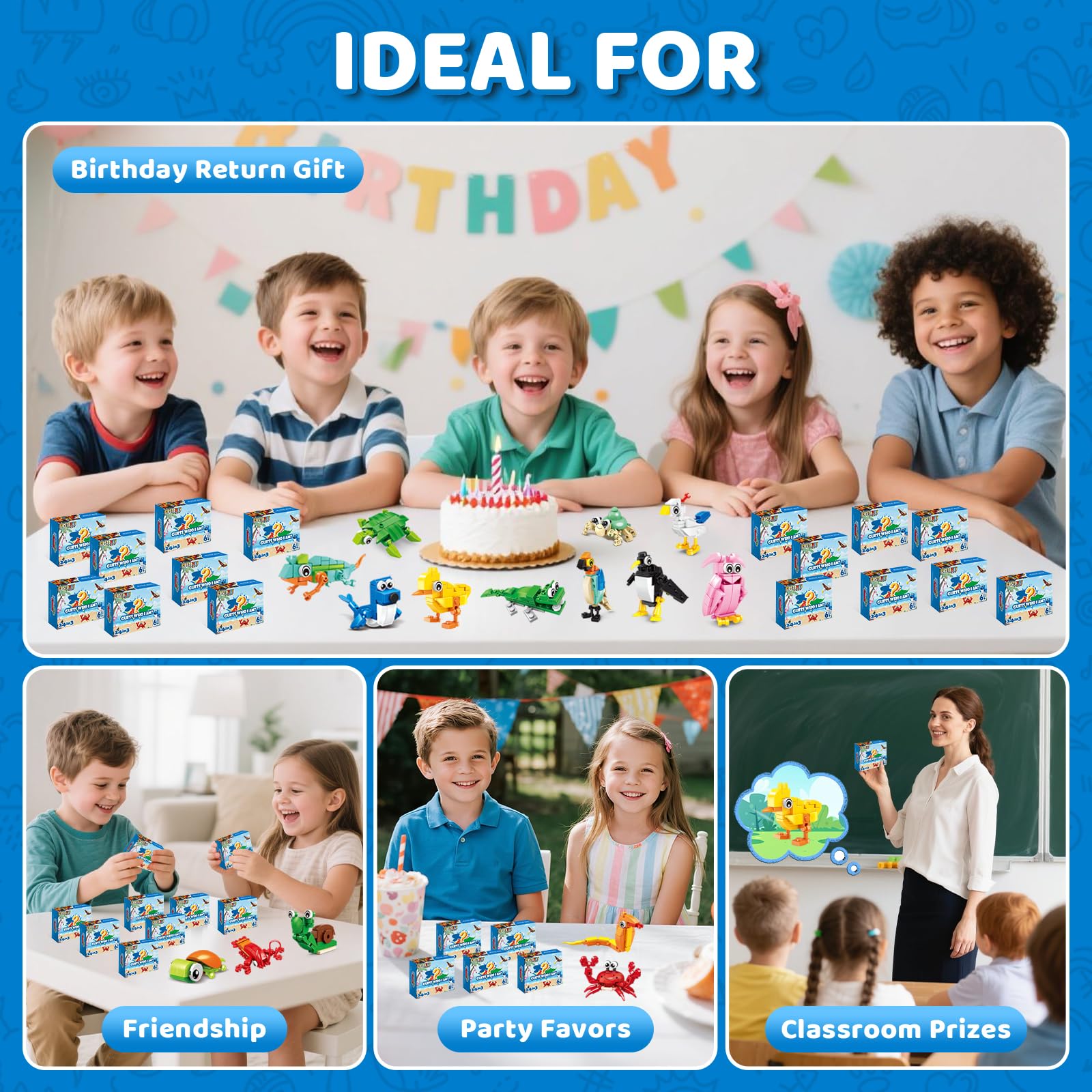 Custoduy safe ABS material with smooth edges for worry-free play.