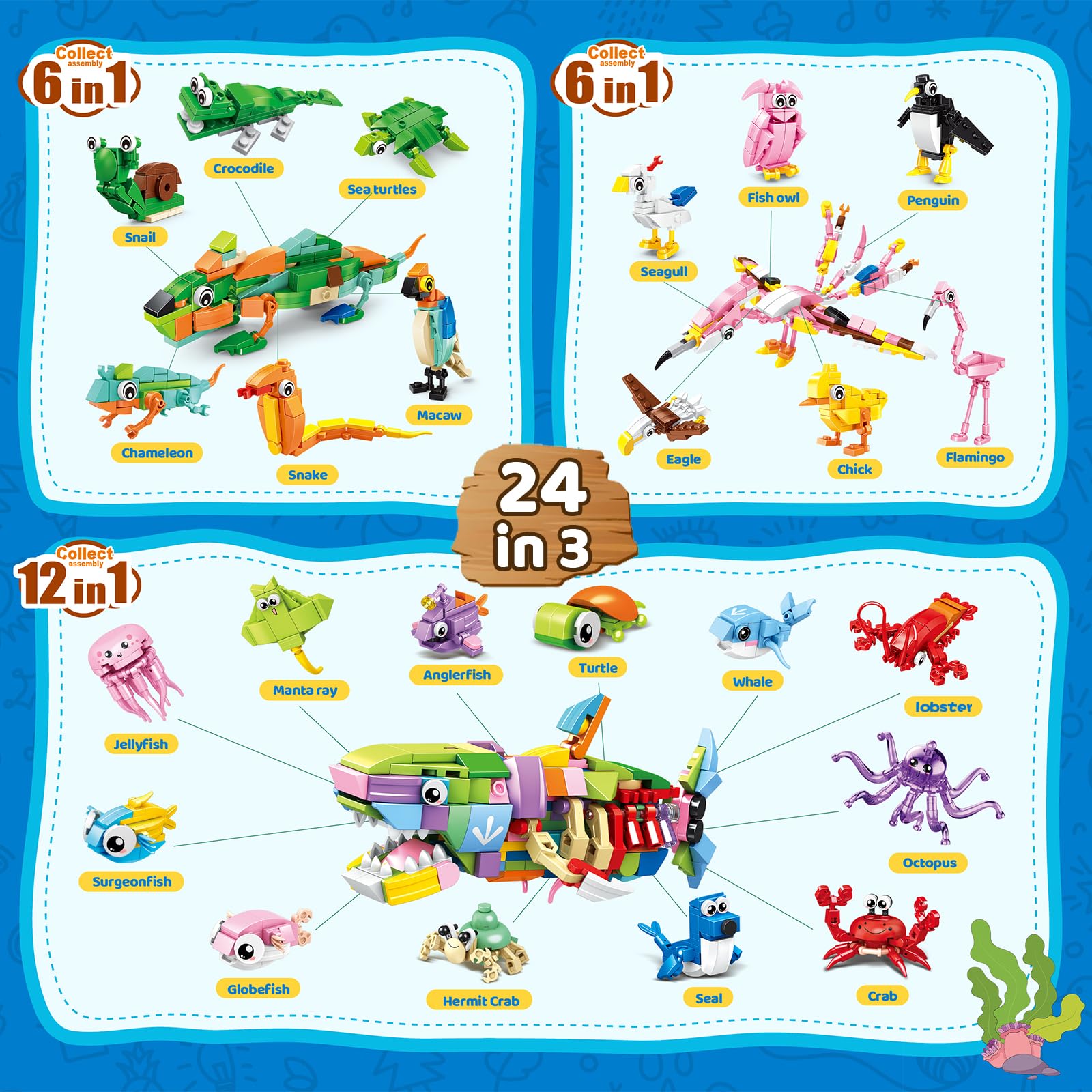 Custoduy six-in-one build set demonstrating versatile play and easy assembly.