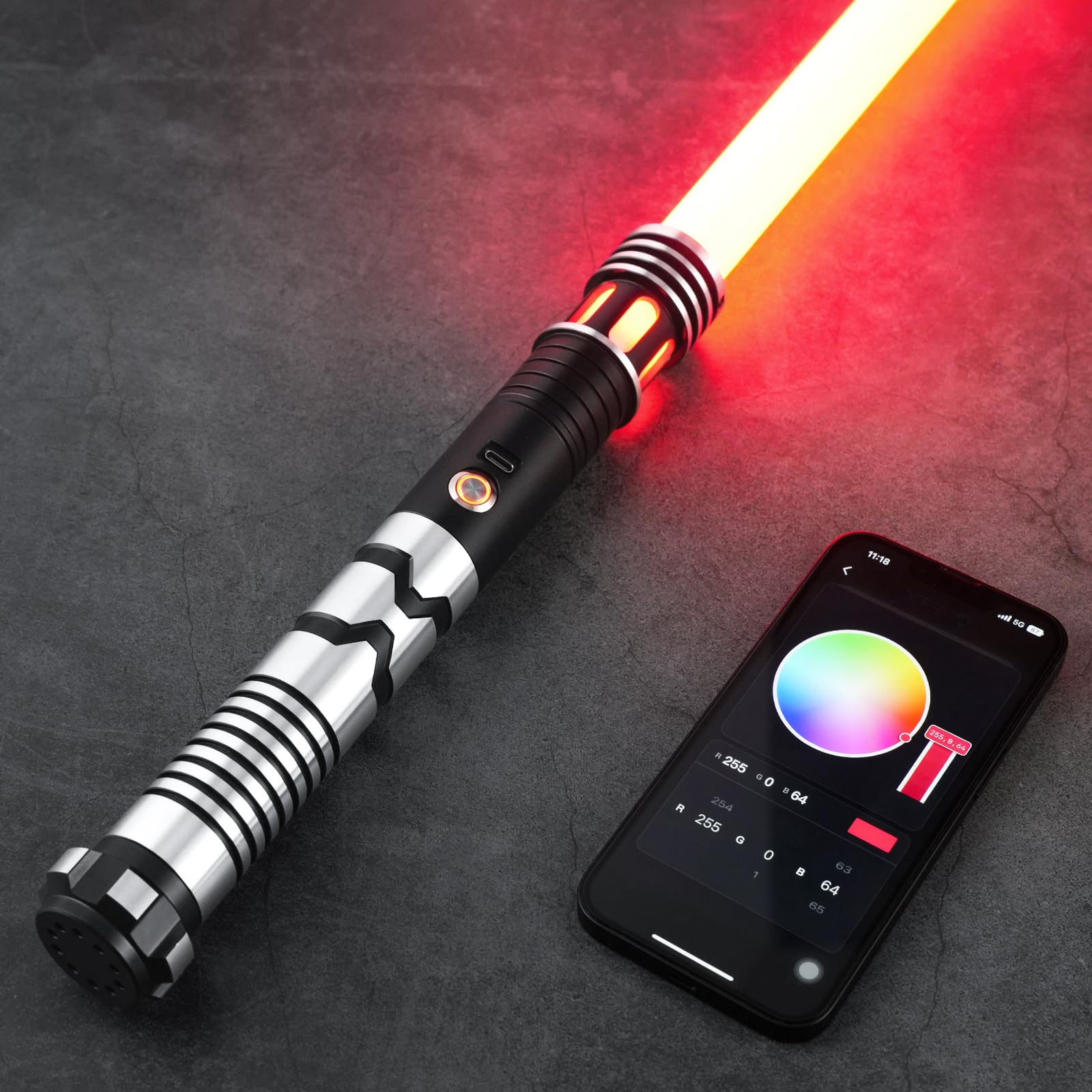 CUSTOM SABER Belt clip and blade plug for quick setup