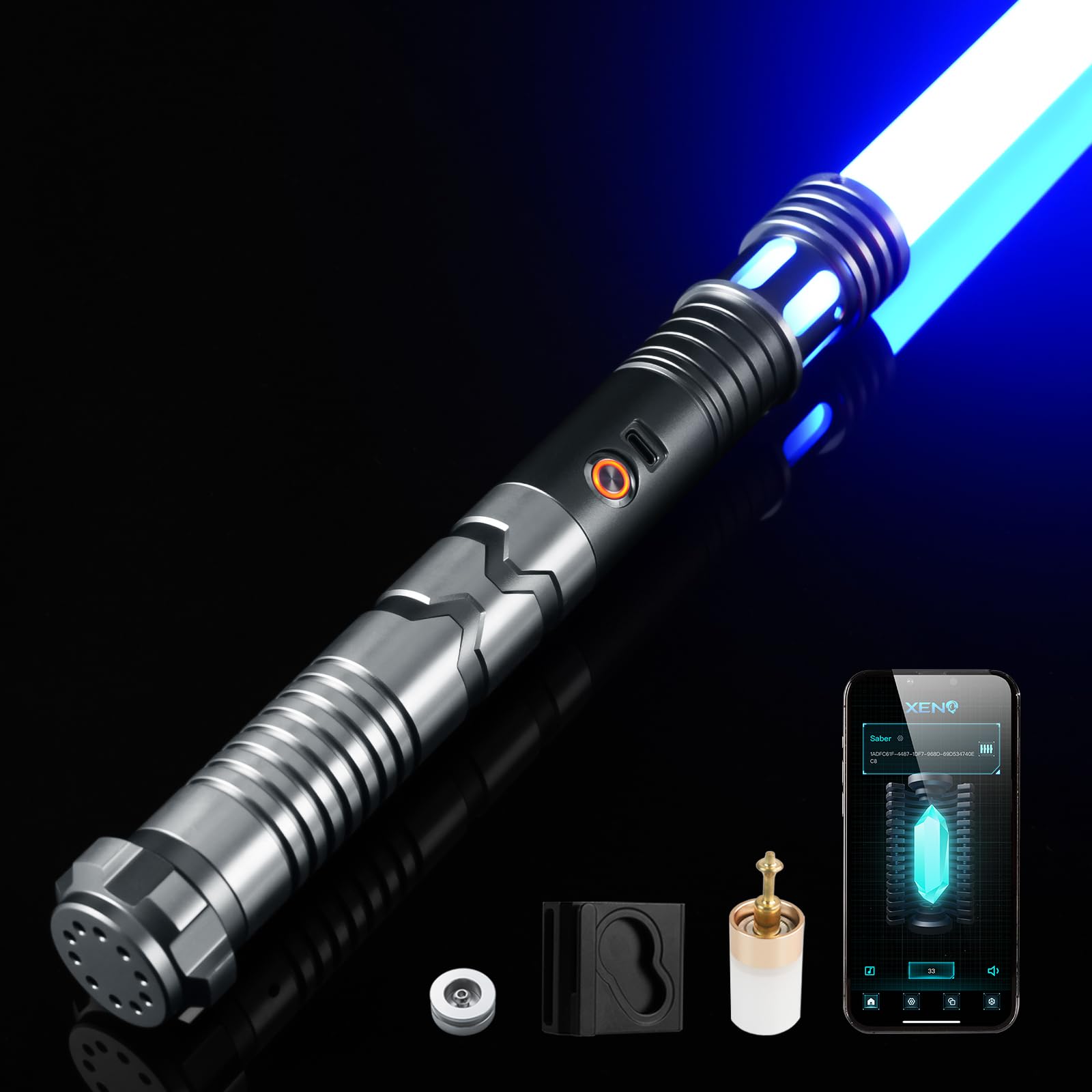 Custom Saber Upgrade Smooth Swing XRGB 3.0 hilt for durable dueling.